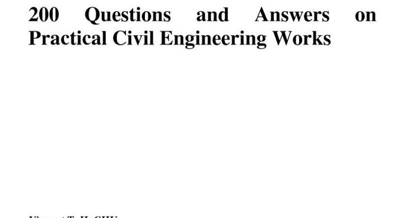 Civil Engineering Questions Answers - Tech Urdu