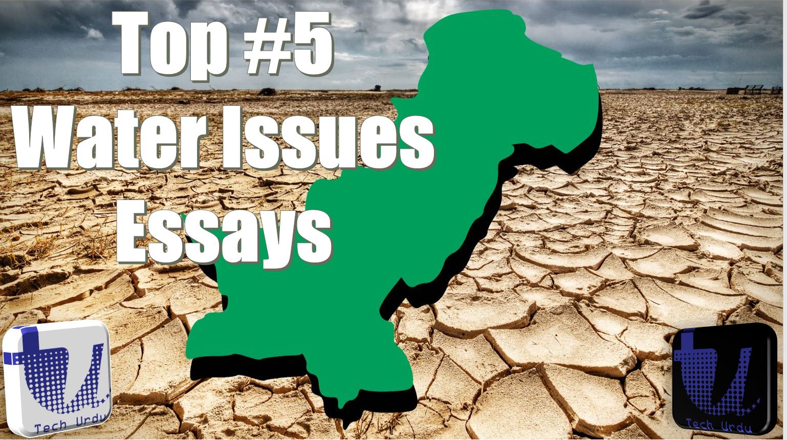 essay on water crisis in pakistan