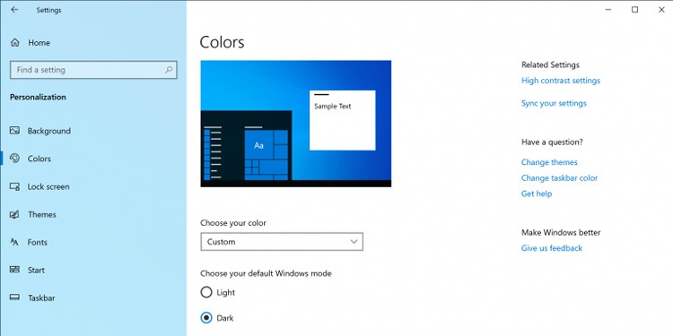How to Switch to Windows 10 Light Theme?