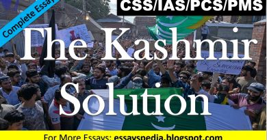 The Kashmir Solution | Complete Free Essay with Outline - techurdu.net