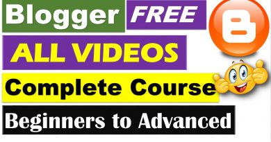 FREE Blogger Complete Course (Updated) - techurdu.net