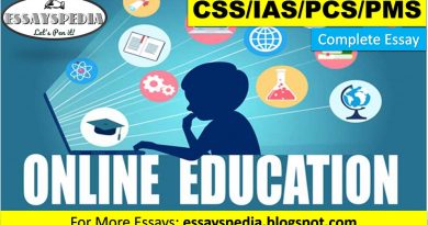 The Status of Online Education in Pakistan | Complete Essay with Outline