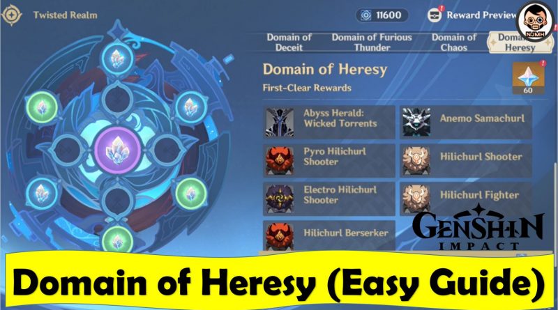 These are 4 Simple Tips to Complete Domain of Heresy in Genshin Impact - techurdu.net