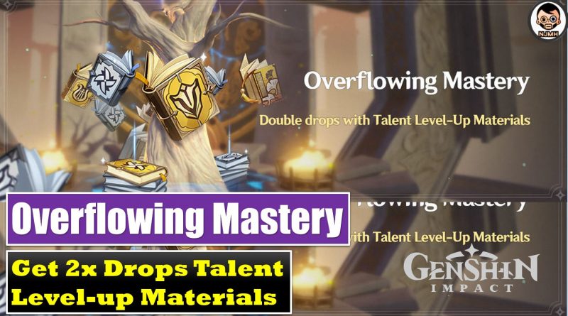 Overflowing Mastery Event - Get Double Drops With Talent Level-Up Materials | Genshin Impact - techurdu.net
