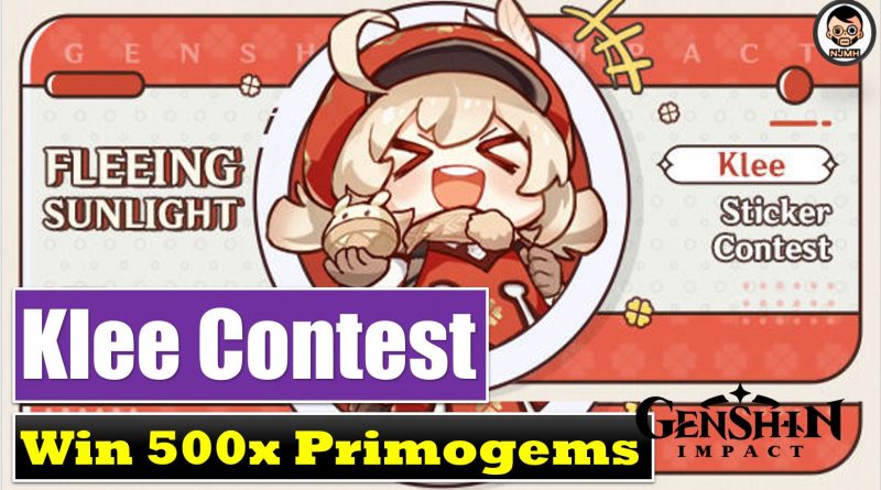 Make KLEE Stickers and Win Primogems x500 and other Amazing Rewards | Genshin Impact - techurdu.net